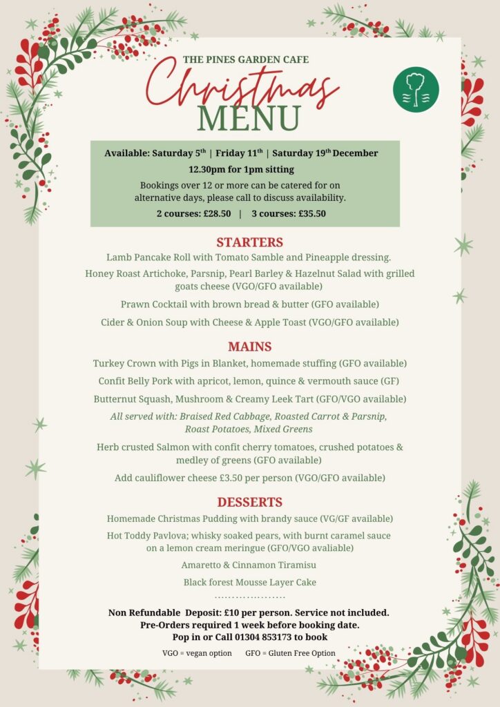 Christmas Dinner Menu digital